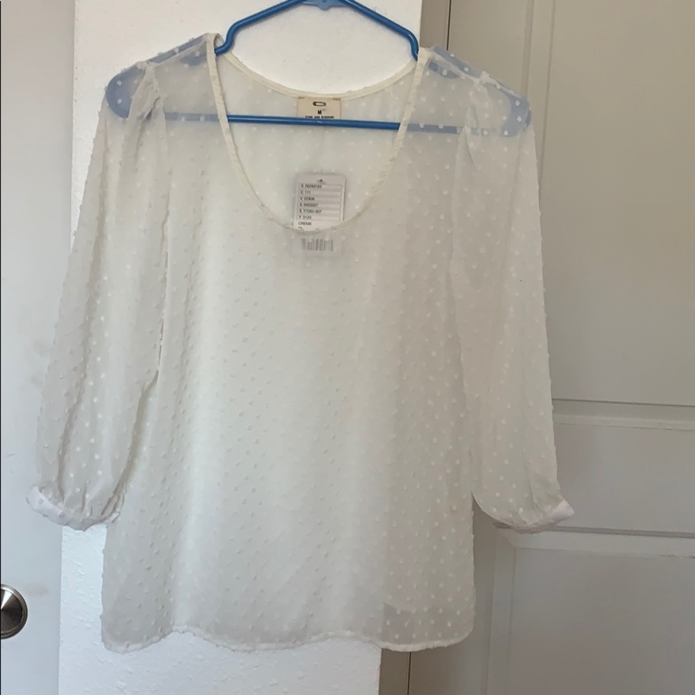 Sheer urban outfitters top